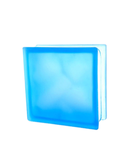 BRIQUE DE VERRE  BLUE CLOUDY