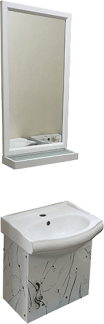 MEUBLE SALLE DE BAIN 500*450*360MM AVEC MIRROIR 400*700MM REF: BX8015