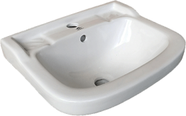 LAVABO NU RECTANGLE BLANC ORIGINE CHINE  REF:D610