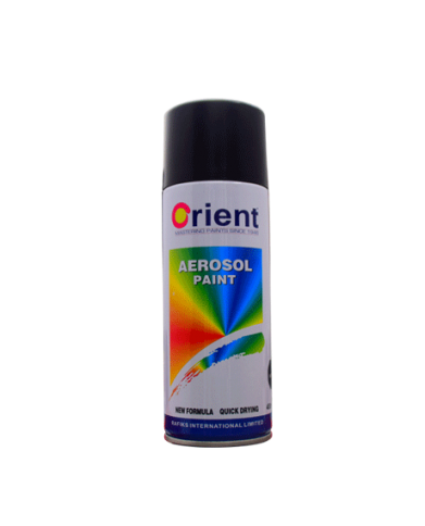 PEINTURE BOMBE ORIENT N°4 NOIR MATE