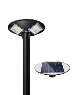 LAMPADAIRE LED SOLAIRE ROND 90W BAT:15000MA  REF: CB-RSSL90W