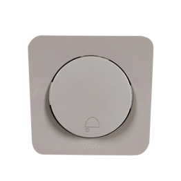 BOUTON POUSSOIR A BASCULE LUMINEUX BLANC "YAKI" REF:3551/00W