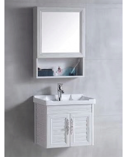 MEUBLE SALLE DE BAIN 510*360*490MM-MIROIR 500*120*700MM REF:320250-G