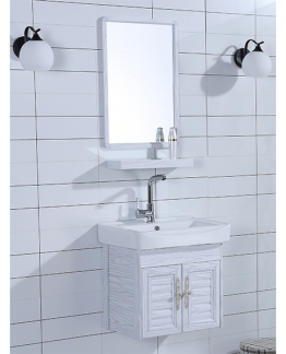 MEUBLE SALLE DE BAIN 510*360*490MM - MIROIR 400*500MM REF:120250-G