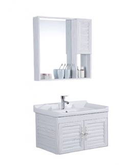 MEUBLE SALLE DE BAIN 700*460*490MM - MIROIR 700*120*70MM REF:220270-G