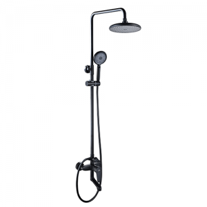 BARRE DE DOUCHE EN INOX HAUT ROND AVEC FLEXIBLE+TELEPHONE REF:8004-MB