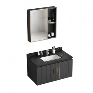 MEUBLE SALLE DE BAIN 800*460*450MM-MIROIR 700*100*600MM REF:DMEY02-80