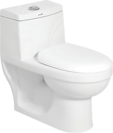 WC MONOBLOC CERAMIQUE 650X650X375MM "INDE" model: 101