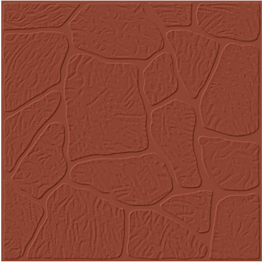 CARREAUX 300X300X7 MM GRES CERAME "S&P" 10PCES/CRT TERRACOTA STONE