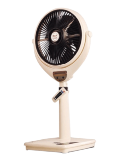 VENTILATEUR A PIED 14" "PAKFAN" -BEIGE - AVEC TELECOMMANDE