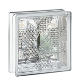 BRIQUE DE VERRE 190X190X80MM: JH120 PEARL NET