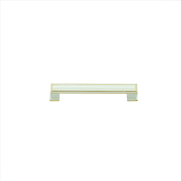 POIGNEE POUR PORTE GOLD PLASTIQUE WHITE  REF:8322-GPW96