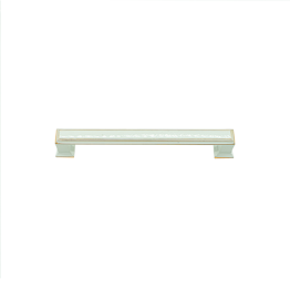 POIGNEE POUR PORTE GOLD PLASTIQUE WHITE  REF:8322-GPW128