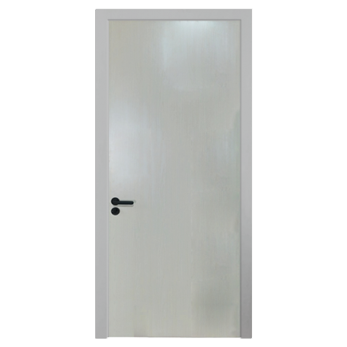 BLOC PORTE COMPLET  2065*840*40MM -POIGNEE NOIR  ISOPLANE LIGHT GREY