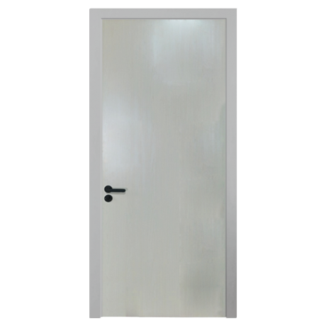 BLOC PORTE COMPLET  2065*840*40MM -POIGNEE NOIR  ISOPLANE LIGHT GREY