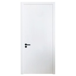 BLOC PORTE COMPLET  2065*840*40MM -POIGNEE NOIR  ISOPLANE/BLANC