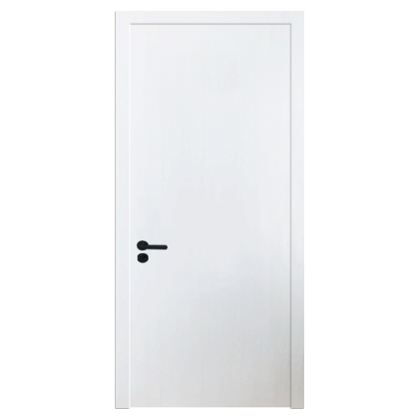 BLOC PORTE COMPLET  2065*840*40MM -POIGNEE NOIR  ISOPLANE/BLANC