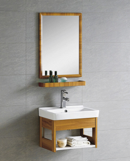 MEUBLE SALLE DE BAIN 500*360*400MM - MIROIR 480*20*630MM REF:8523