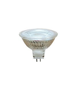 SPOT LED PIN GU5.3 5W 220V EN VERRE REF-166