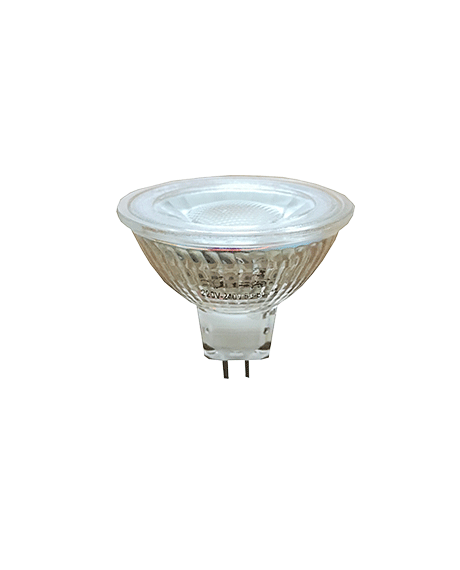 SPOT LED PIN GU5.3 5W 220V EN VERRE REF-166