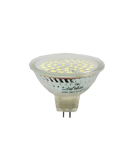 SPOT LED SDM GU5.3 5W 220V EN VERRE REF:F-168