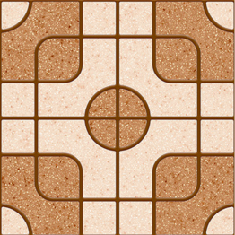 CARREAUX 300X300X7.5MM MATT- "INDE" REF: 608