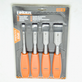 SERIE DE CISEAU A BOIS 4PCS 6"12"19"25" "FINDER"REF:196039