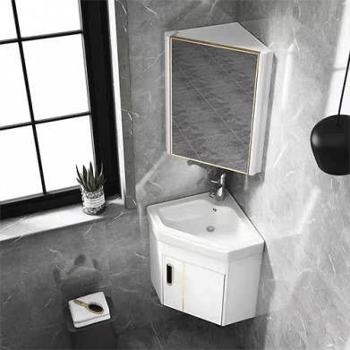 MEUBLE SALLE DE BAIN 380*380*390- MIROIR 320*440*500MM REF:MSG1-38