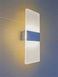 APPLIQUE LED MURALE MODERNE ACRYLIQUE  E27 6W REF:WLMI009