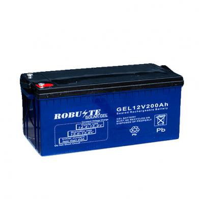 BATTERIE SOLAIRE GEL 200A "ROBUSTE" 522*288*227MM REF:GEL12V200AH