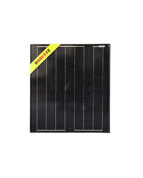 PANNEAU SOLAIRE CADRE NOIR 18V 50W