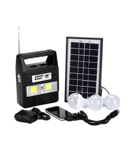 KIT SOLAIRE PORTABLE COMPLET AVEC PANNEAU 3.5W GD-8216