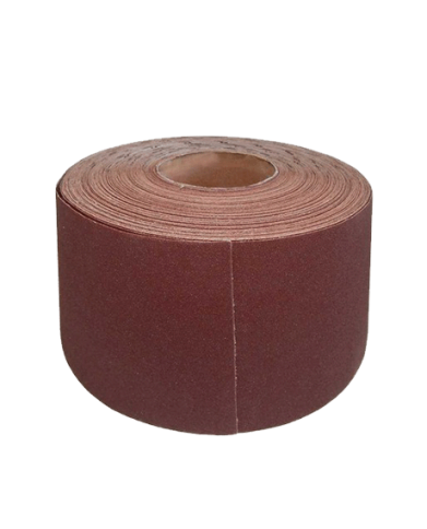 BANDE ABRASIVE SOUPLE 20CMX50M ROUGE "MS France" P100