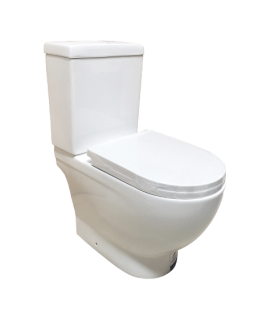 WC HORIZONTAL DOUBLE POUSSOIR BLANC "MS" 700*400*755MM REF:B1121