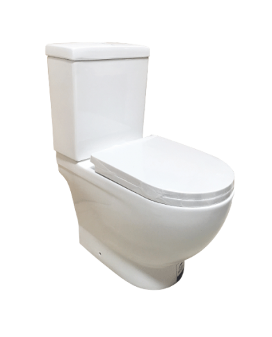 WC HORIZONTAL DOUBLE POUSSOIR BLANC "MS" 700*400*755MM REF:B1121