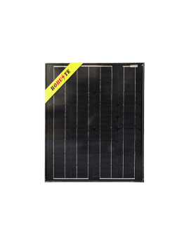 PANNEAU SOLAIRE CADRE NOIR 12V 20W