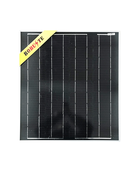 PANNEAU SOLAIRE CADRE BLANC 12V50W