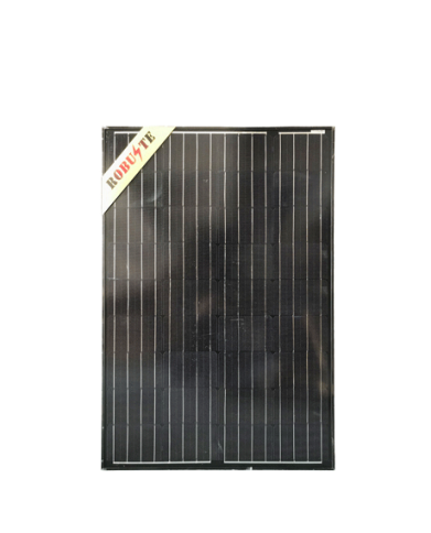 PANNEAU SOLAIRE CADRE  NOIR 12V 100W