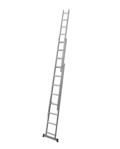 ECHELLE EN ALU AVEC RALLONGE 3X7 MARCHE 2.M   D-180