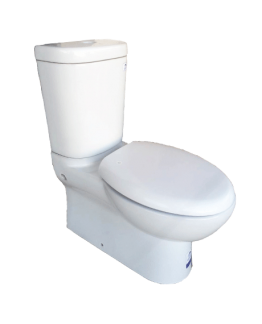 WC HORIZONTAL DOUBLE POUSSOIR BLANC "MS" 700*400*755MM REF:B1123