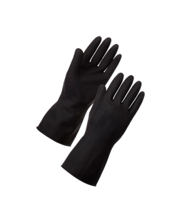 GANTS DE MENAGE NOIR Paquets de 12pcs   A-143