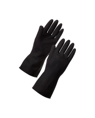 GANTS DE MENAGE NOIR Paquets de 12pcs   A-143