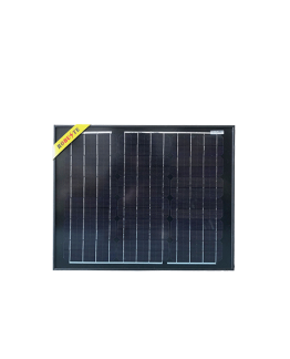 PANNEAU SOLAIRE CADRE NOIR 18V 30W