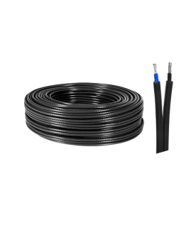 CABLE SPECIAL SOLAIRE DOUBLE GAINAGE 25MM² 100M NOIR