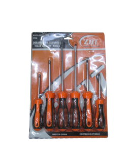 SERIE DE TOURNEVIS PLAT/PARKER  6PCS SUR BLISTER C-61