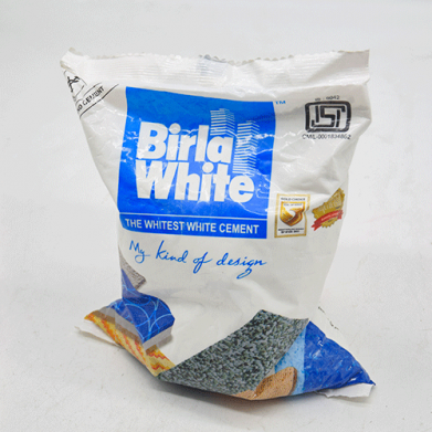 CIMENT BLANC PORTLAND  1KG "BIRLA"  SACS DE 25 sachets/1 KG