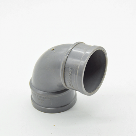 COUDE PVC gris 50 mm F/F 90°  D-222