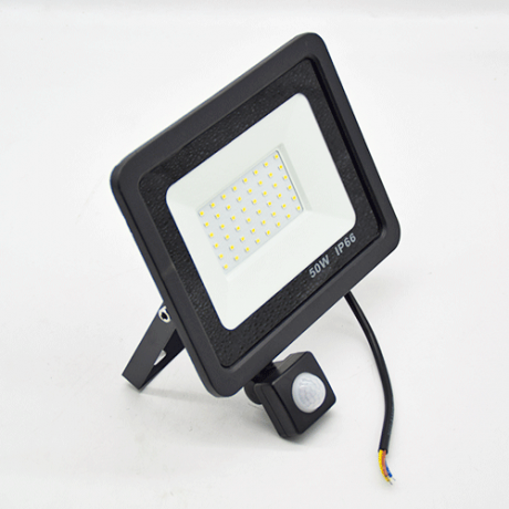 PROJECTEUR LED SLIM EXTERIEUR +DETECTEUR 50W IP66 REF : F-157