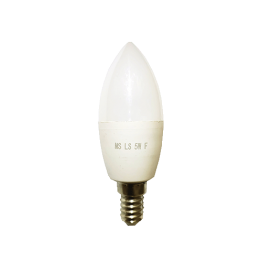 AMPOULE FLAMME  E14 BLANC  "MS" 5W REF:MSLS5WF-W