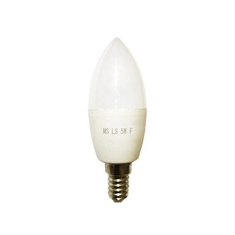 AMPOULE FLAMME  E14 BLANC  "MS" 5W REF:MSLS5WF-W